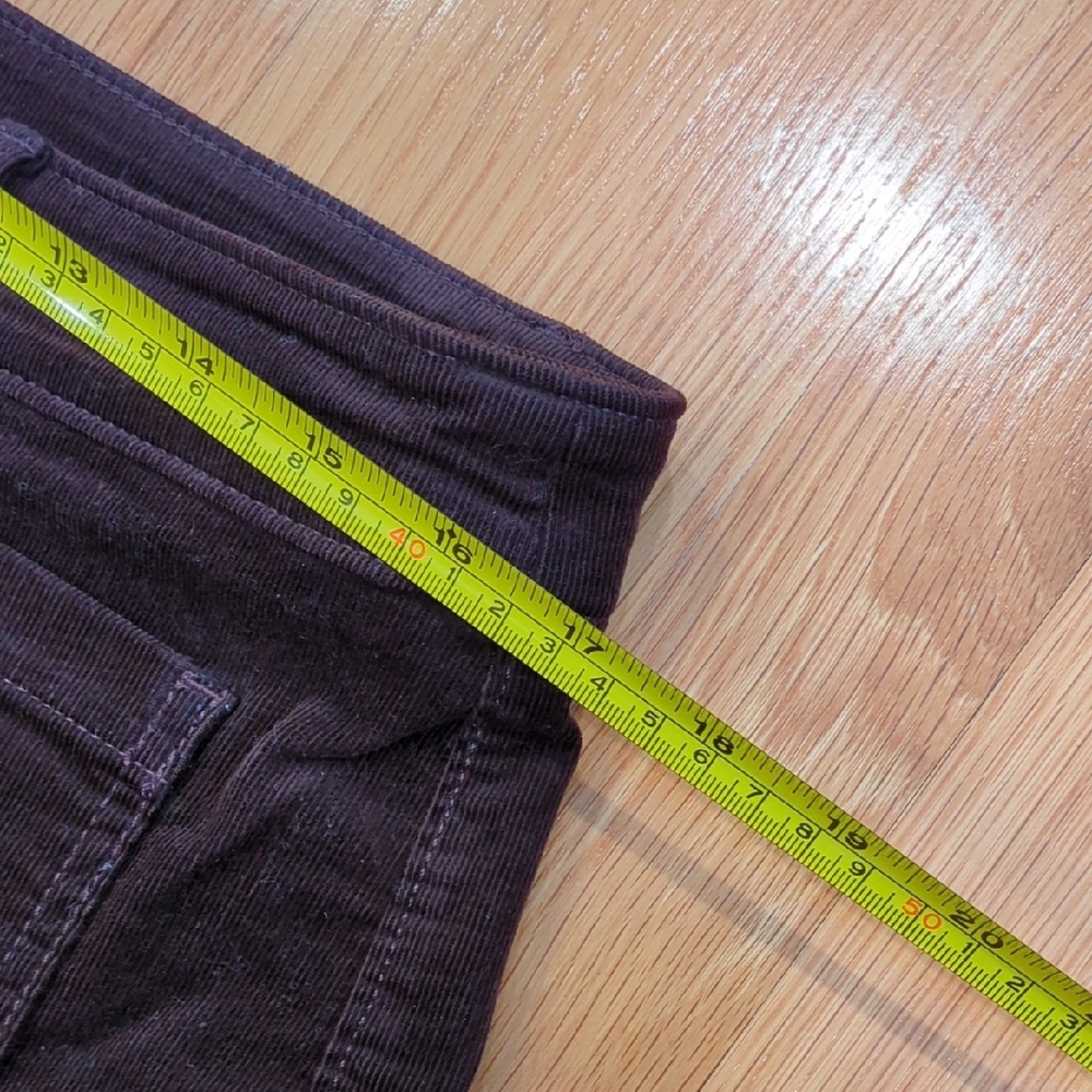 Ann Taylor LOFT Brown Corduroy Palmer Pant Wide Leg Patch Pocket Sz 10 - Picture 7 of 9